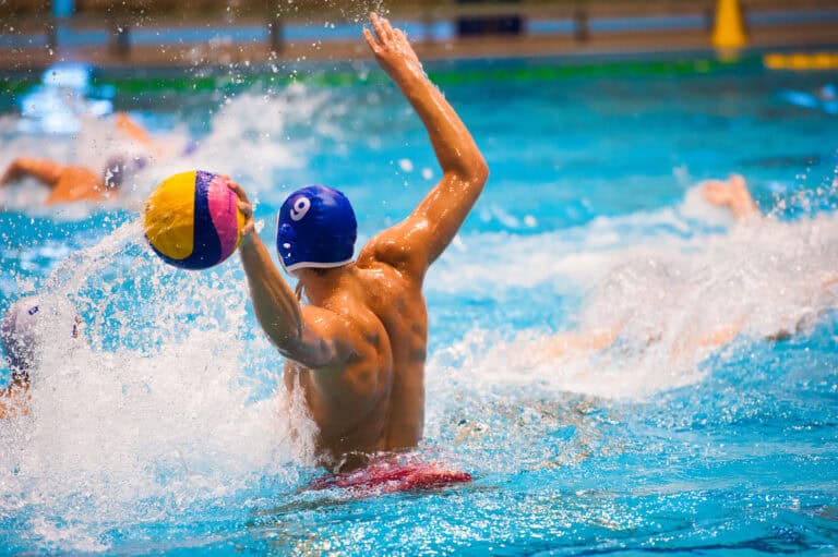 Winter water polo
